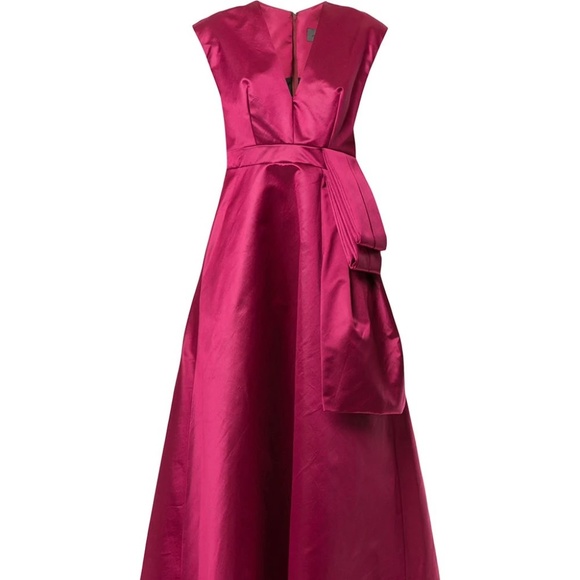 Greta Constantine v-neck sash-detailing gown - Picture 3 of 3